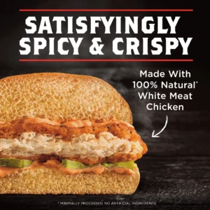 Banquet MEGA Filets Spicy Crispy Chicken Filets, Frozen Meal, 24 oz., 6-Count