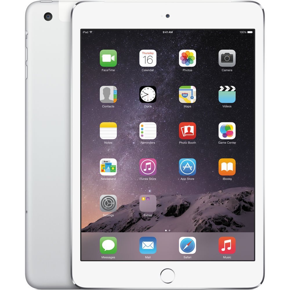 Restored Apple 64GB iPad mini 3 (Wi-Fi + 4G LTE, Silver) MH382LL/A (Refurbished) - Image 3