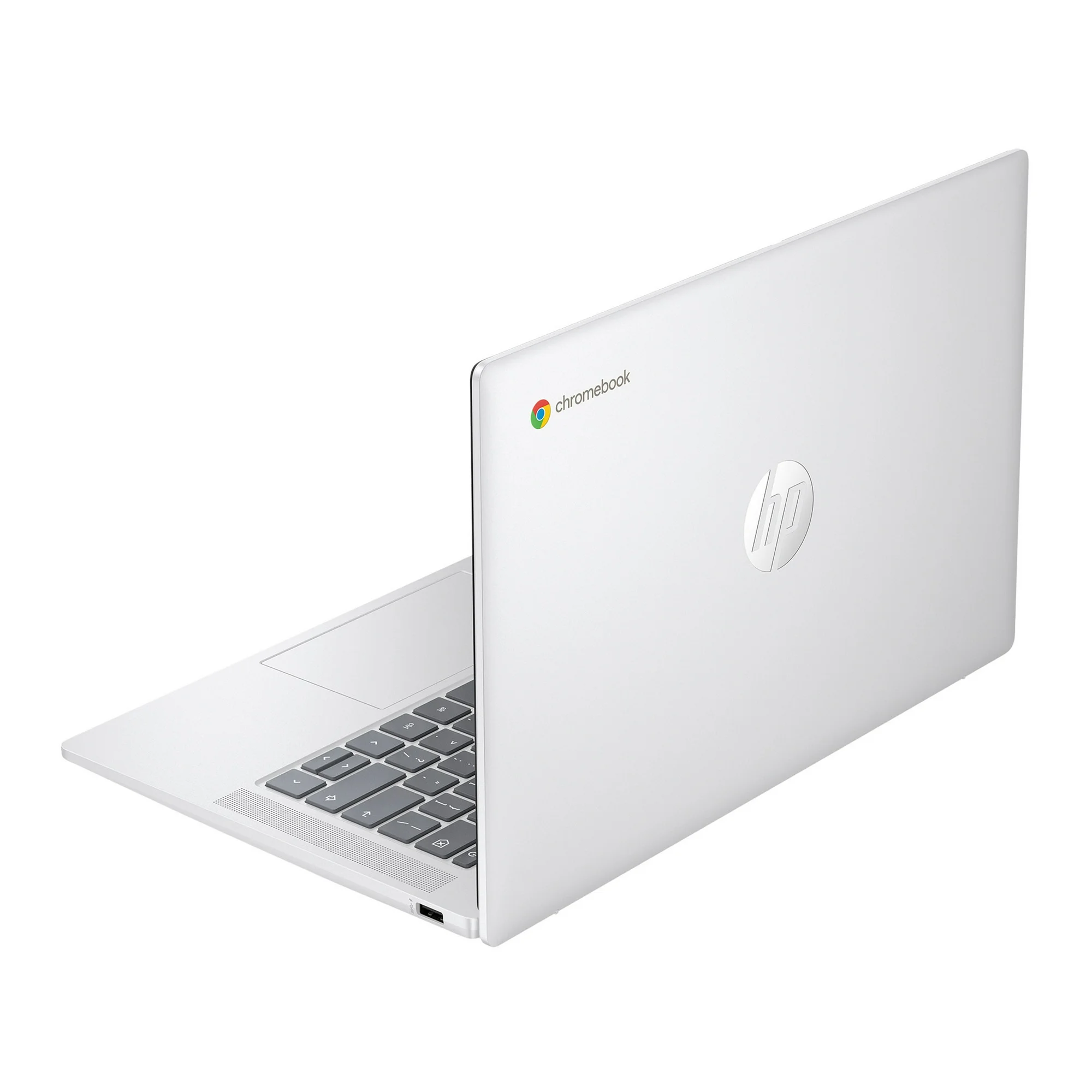 HP 14 inch HD Chromebook Laptop Intel Processor N200 4GB RAM 128GB UFS Glacier Silver - Image 5